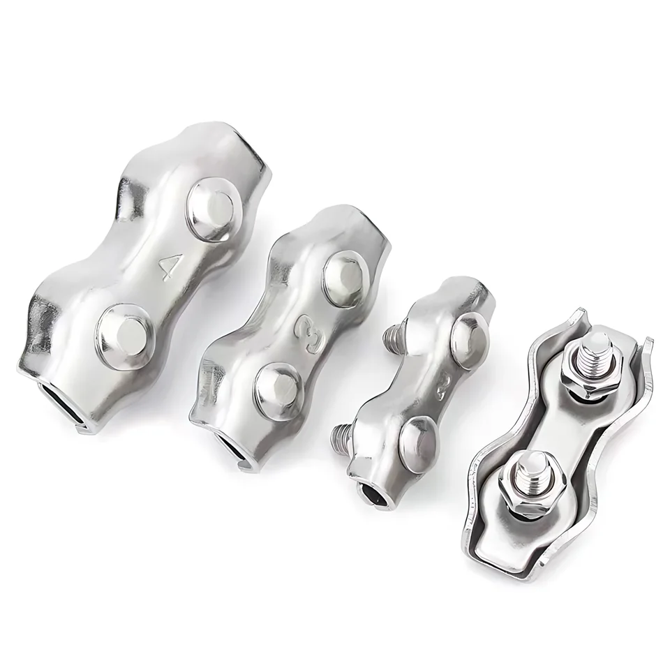 Rigging hardware duplex wire rope clip Stainless Steel Wire Rope Clip Cable Clamp