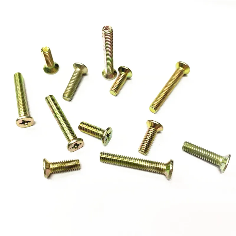 
China manufacture M4x25mm cross round furniture screw 