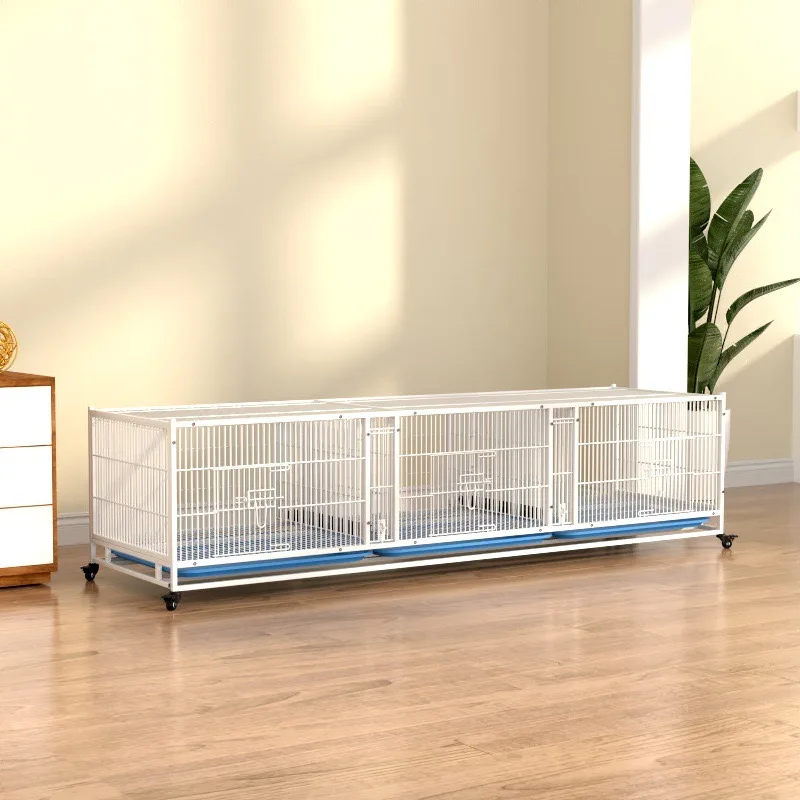 High Guality Movable Stackable Breeding Bird Cages Luxury Large Bird Cage Metal Canary Parrot Cages