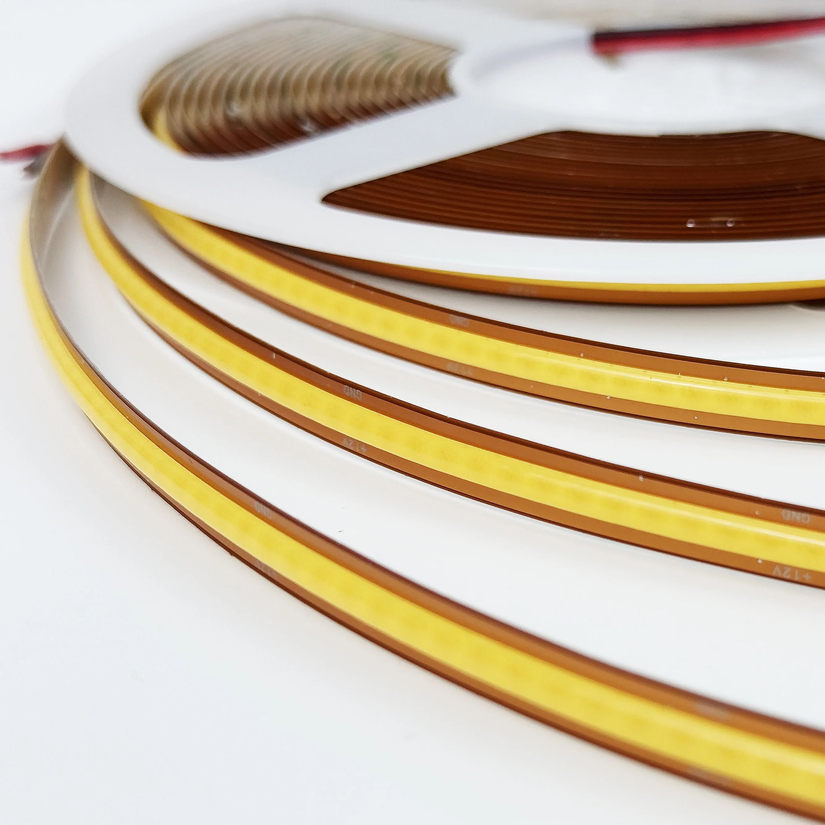 Mini Free Cut 320Leds/M 528Leds/M 7W/13W Cut Anywhere Place Dc 12V 24V Cob Led Strip Lights