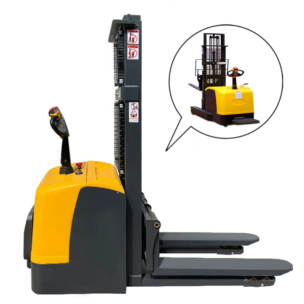 Heavy Duty 2 Ton Standing Forklift 3m Electric Stacker for Sale Electric Forklift Lithium Ion Battery Electric Forklift