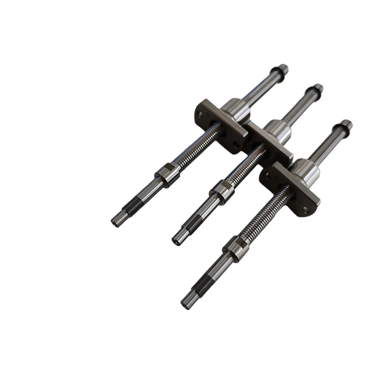 China wholesale 300-1500mm linear bearing manufacturing miniature 0802 c3 TBI long ballscrew nut rod lead cnc ball screw