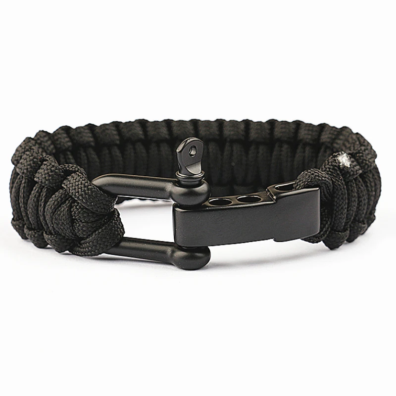 4mm Adjustable Shackle Clasp Paracord Bracelet Clasp survival bracelet clasp