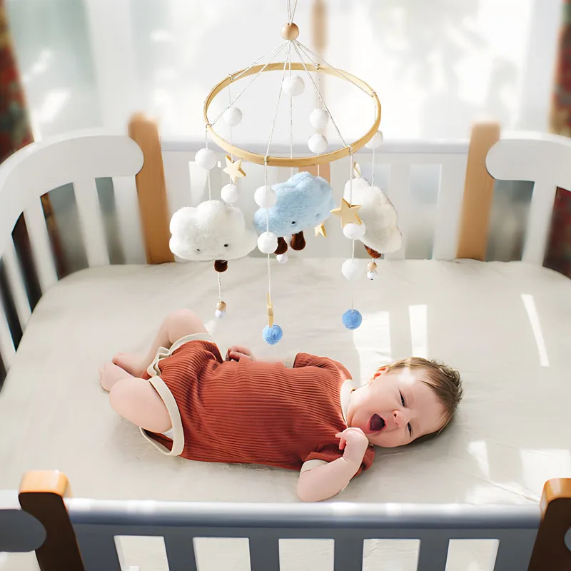 Cartoon Animal Crib Ringtone Music Box Star And Moon Bedbell Educational Toys Baby Mobiles