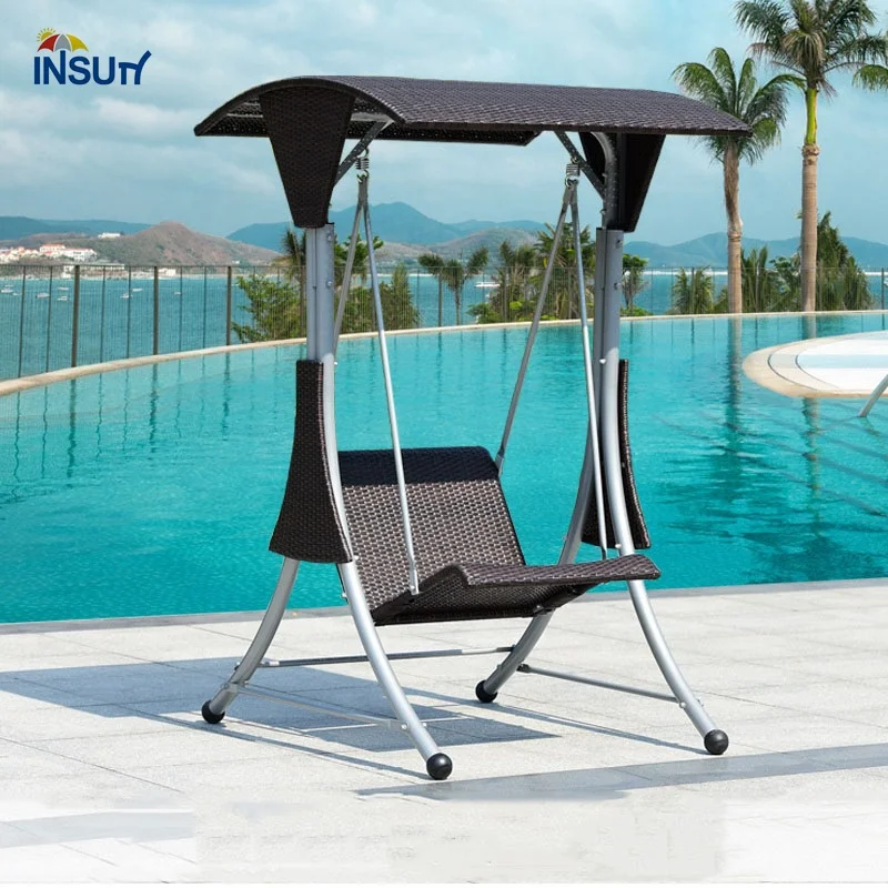 Garden Swing Chair Outdoor Rattan Swing Chair Patio Wicker Basket Hanging Chair