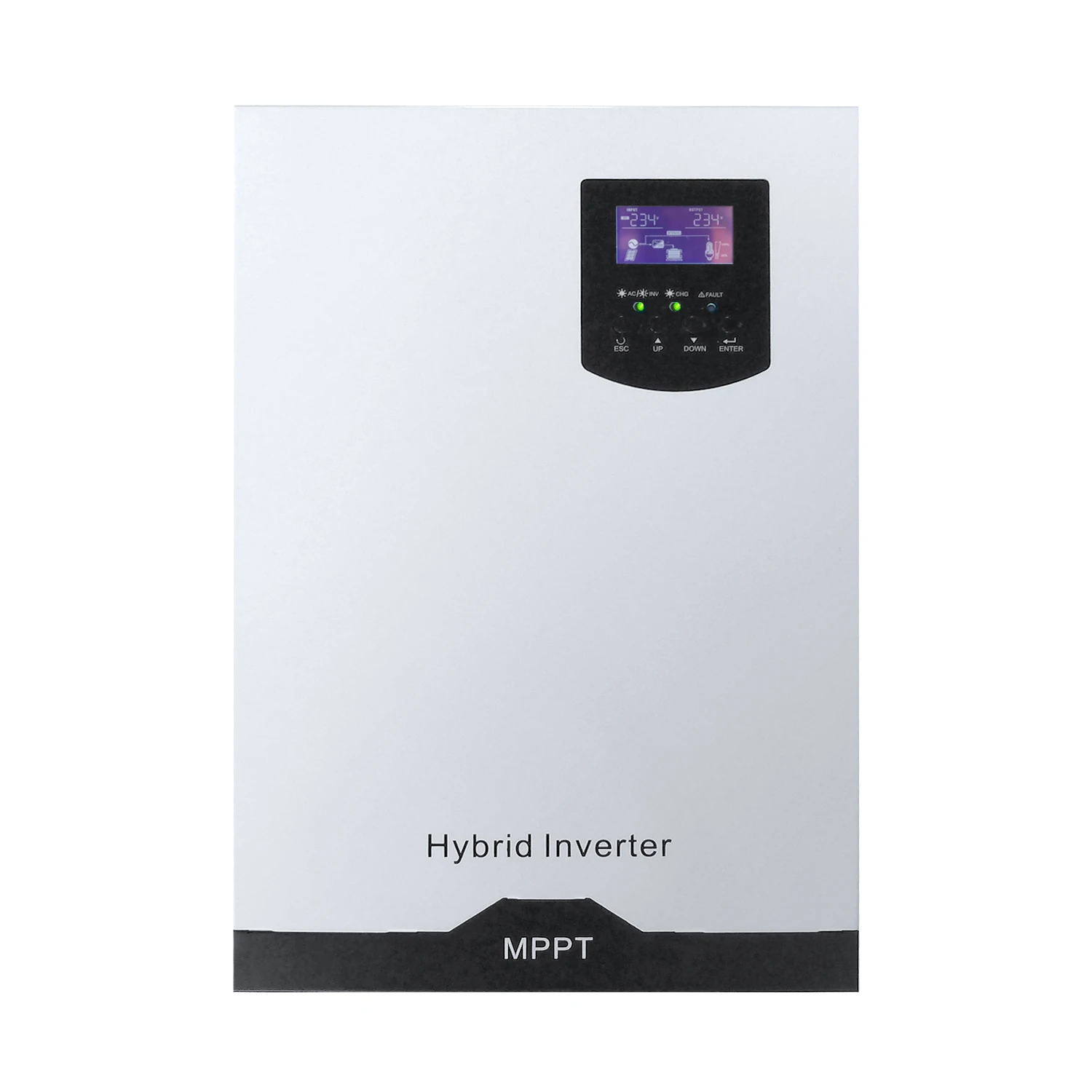 Wholesale Low Price 24VDC 220VAC 3.2KW 3200W Hybrid Power Home Solar Inverter With Built In Integrated MPPT Regulator For Sale