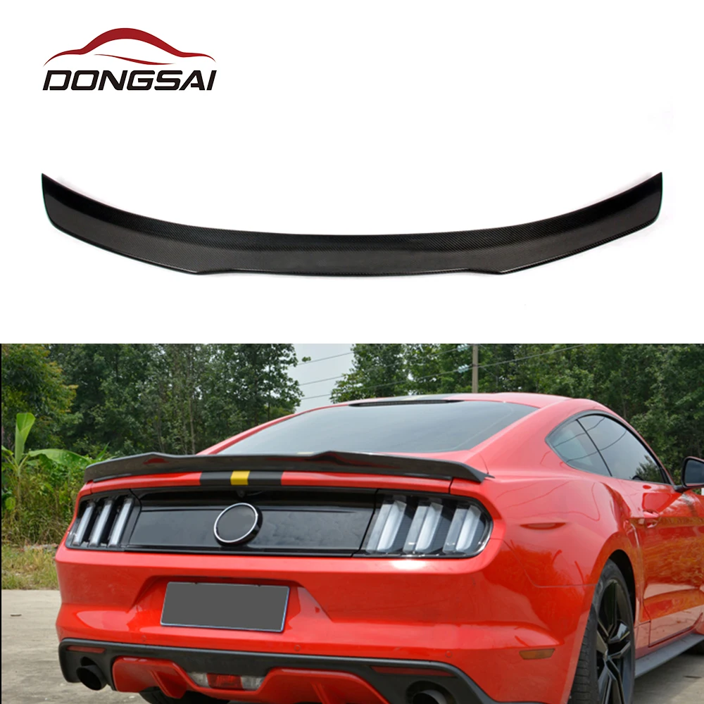 Popular carbon fiber spoiler B style for 2015-2019 Ford Mustang rear spoiler