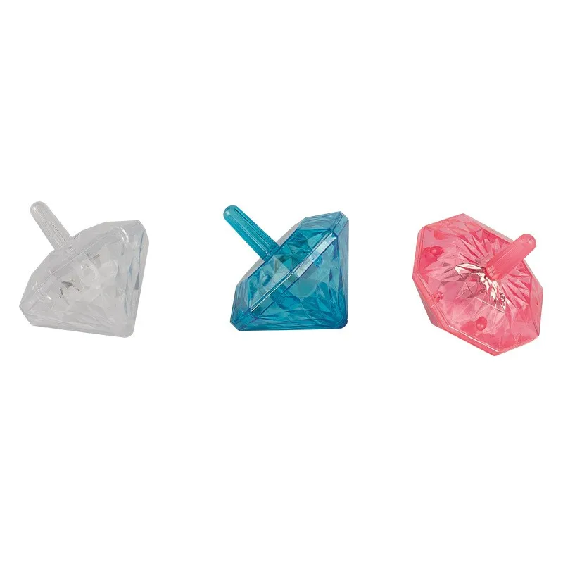 KSF Creative  LED Light Diamond Flash Fidget Spinner Classic Toys Decompression Gyro Simple Spinning Top Toys For Kids Adult