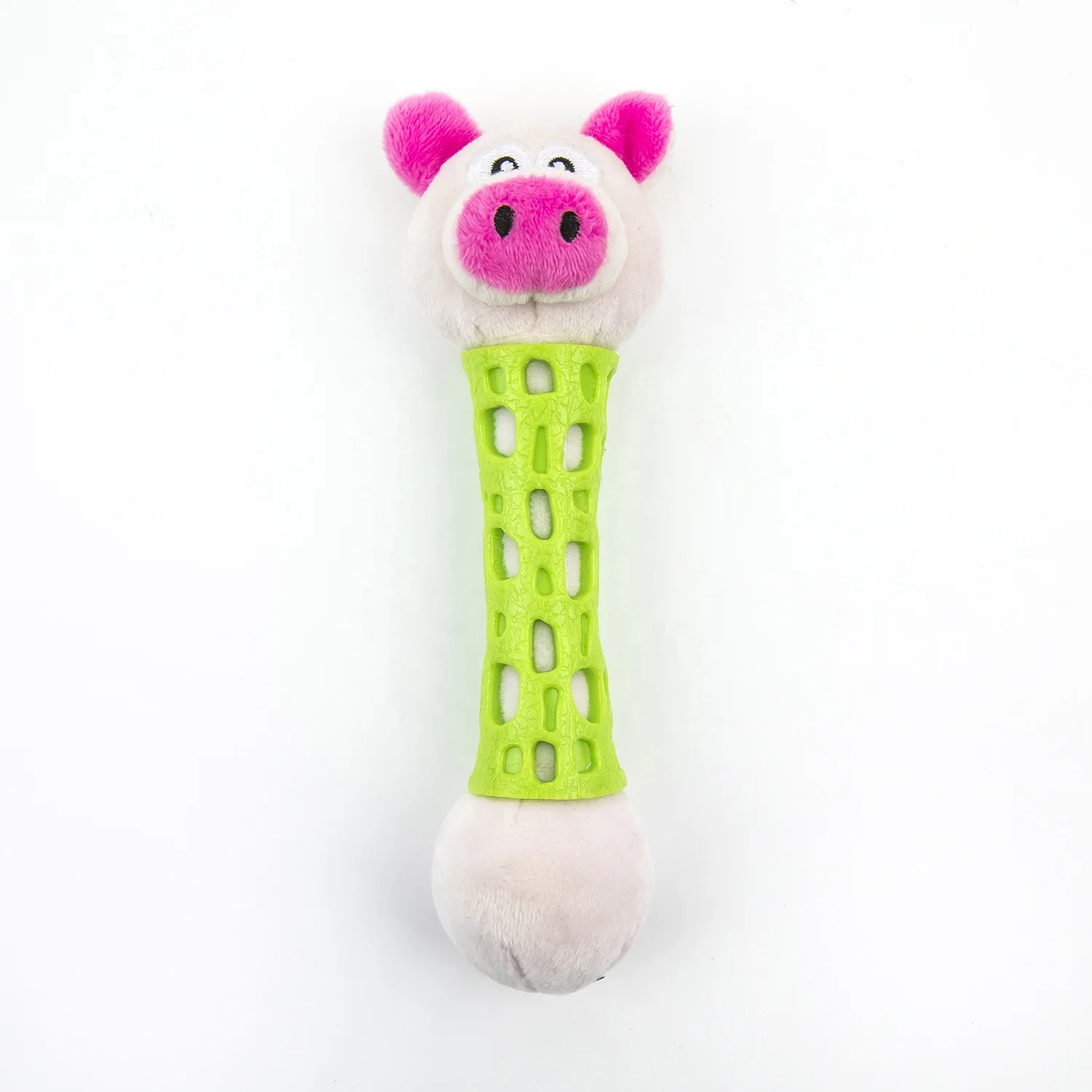 Stuffed Plush Dog Animal Toys Soft Squeaky Interactive Pet Toys with 3 Speakers Puppy Teething Chew Toy