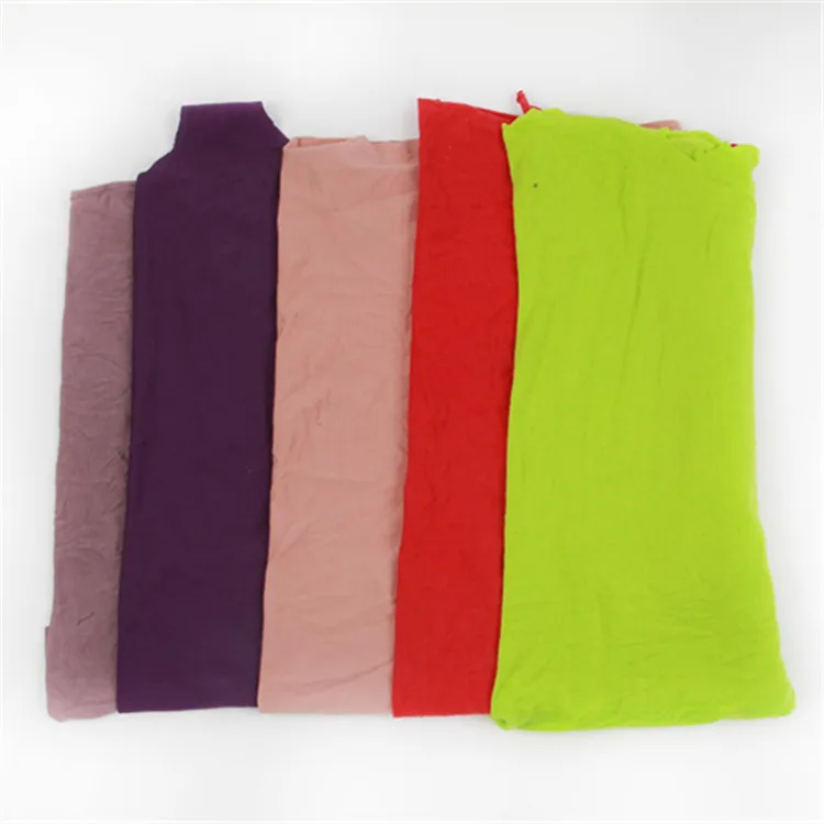
Free sample Multi purpose No dirty Super cleaning ability 25kg Factory Supplier industrial color t shirt rags 