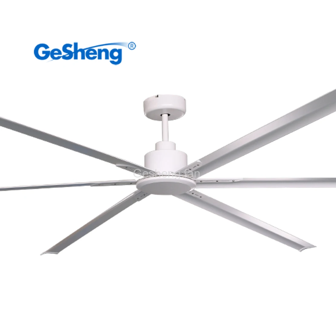 industrial 72 84 100 120-Inch Aluminum DC Motor Ceiling Fan with 6 Blades Remote Control