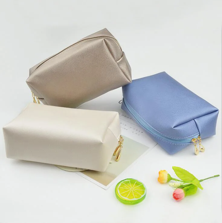 Makeup Bag Large Handy Cosmetic Bag with Zipper Toiletry Pouch Travel Bag for Brushes Storage Pouch