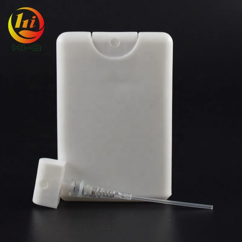 custom made 20 ml pocket spray bottle credit card perfume bottle 20ml