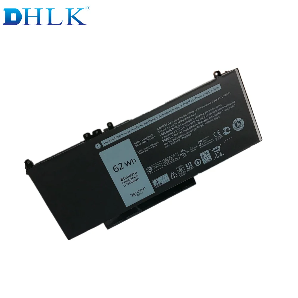 Laptop Battery 6MT4T 7.6V 62wh  for dell laptop batteries Latitude E5470 E5570