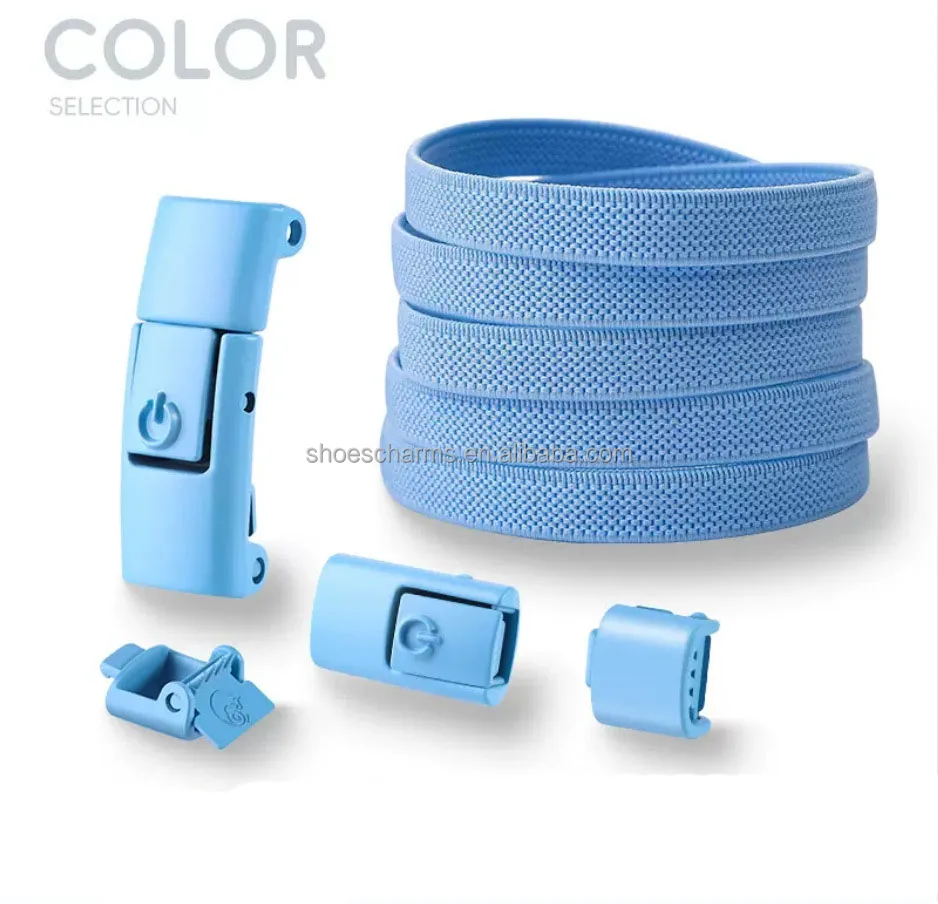 No Tie Shoe laces Press Lock Shoelaces without ties Elastic Sneaker Kids Adult Widened Flat Shoelace for Shoes
