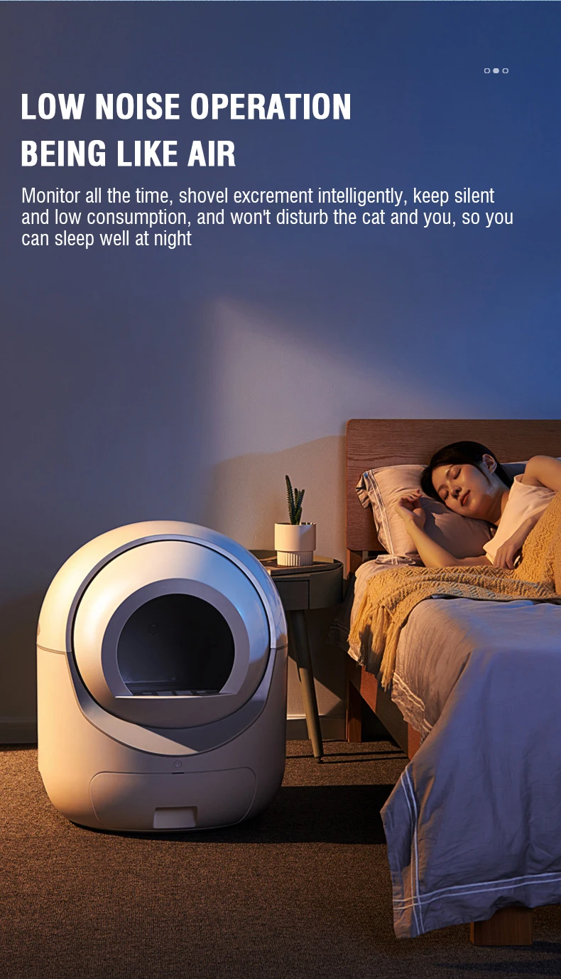 New Large Capacity Self Cleaning Cat Litter Toilet Box for Pet