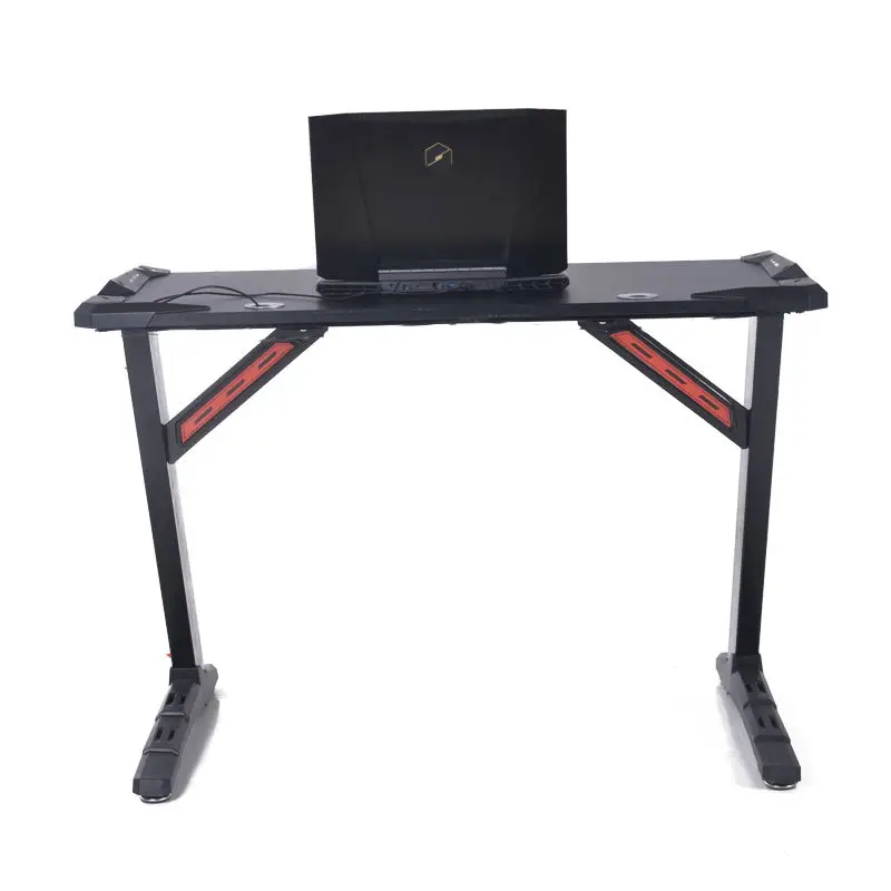 
OS-9903 professional LED light PC gaming table computer desk 