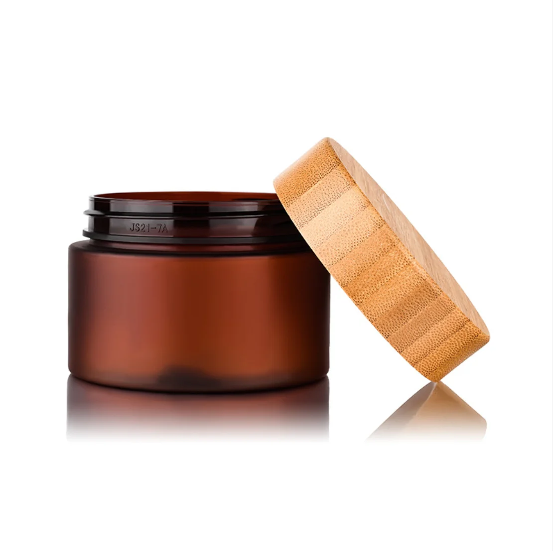 STOCK cosmetic food packaging 100ml 150ml 200ml 250ml 300ml 100g and 200g pet glass bamboo jar