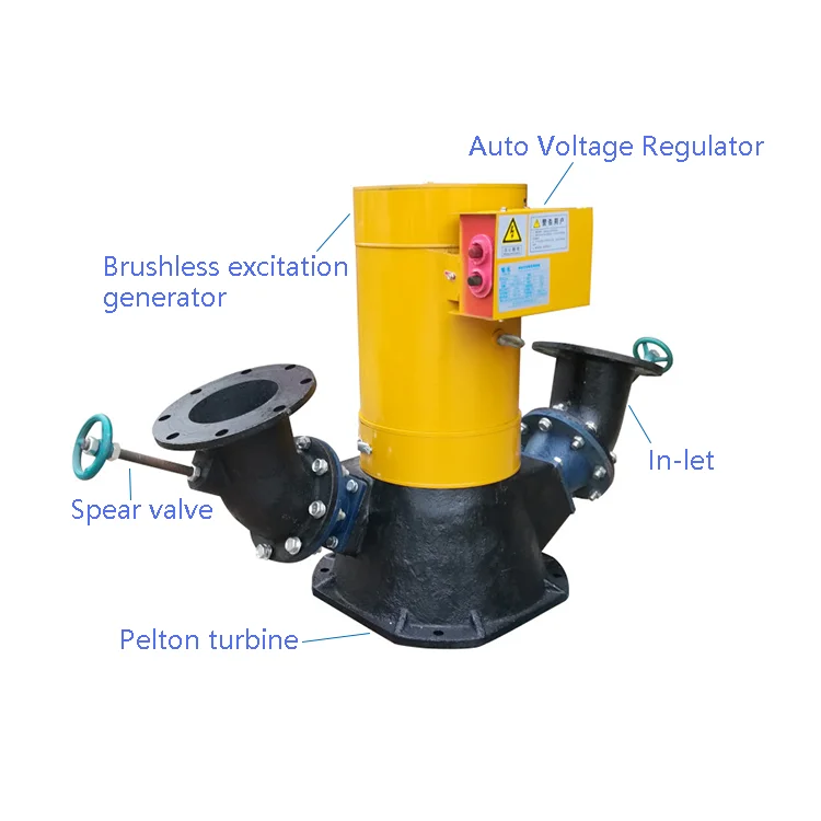 Mini hydro power plant micro water turbines for homes 20kw water wheel generators