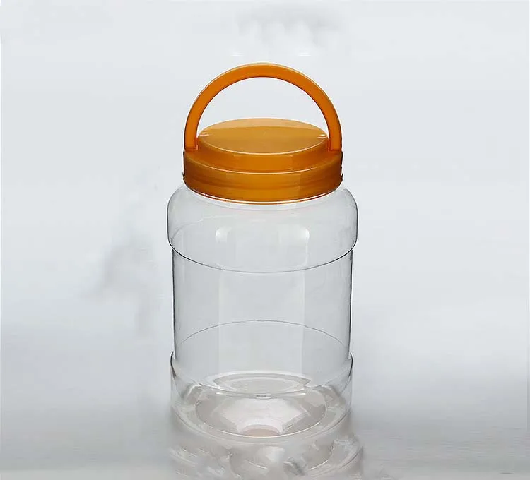 Подгонянный логотип Организации еды PET бутылка упаковывая пластиковую банку меда