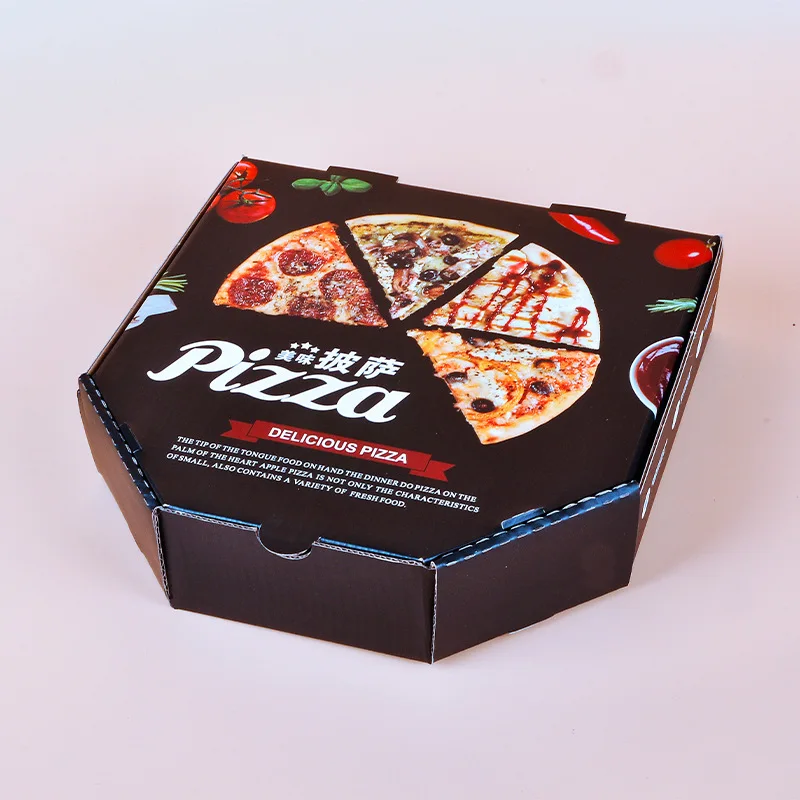 Factory Hot Sale Paper Pizza Box Bio-Degradable Custom Pizza Boxes With Logo