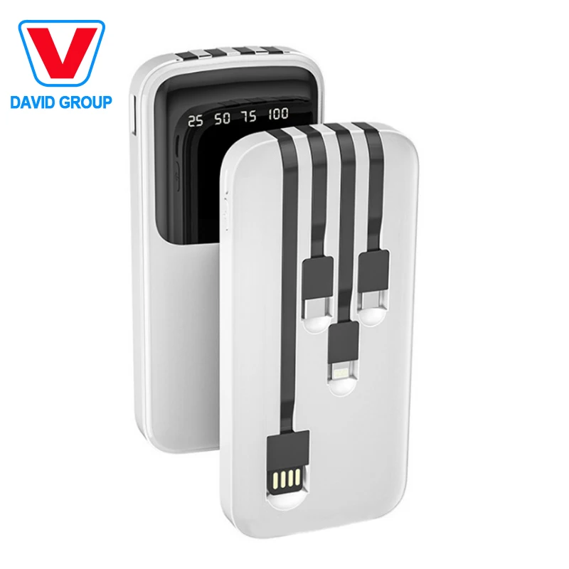 Portable mobile phone 10000mah quick charge power bank