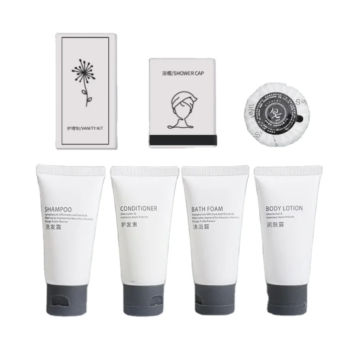 
Attractive Price New Type Bath Supply Hotel Shampoo Bathroom Amenities Toiletries For Hotel 