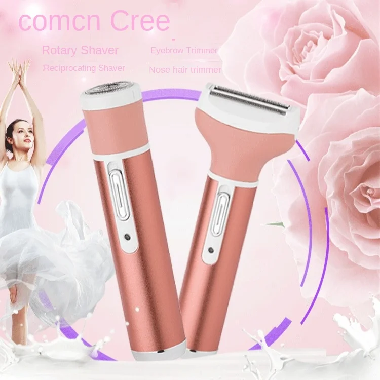 COMCN Cree New Electric Four-in-One Eyebrow Repair Shaving Combination Women Multi-Functional USB Powered Household Appliance