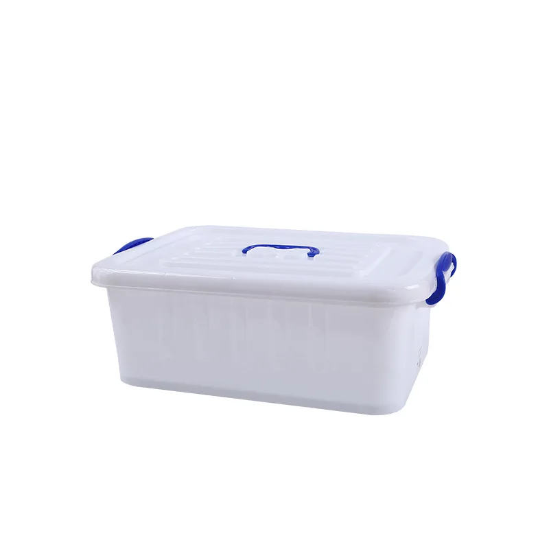 Multifunction 9l 38l 48l  Clear Plastic Clothing Storage Box With Wheels Wholesale Clear Extra Large Strong Big Plastic Box
