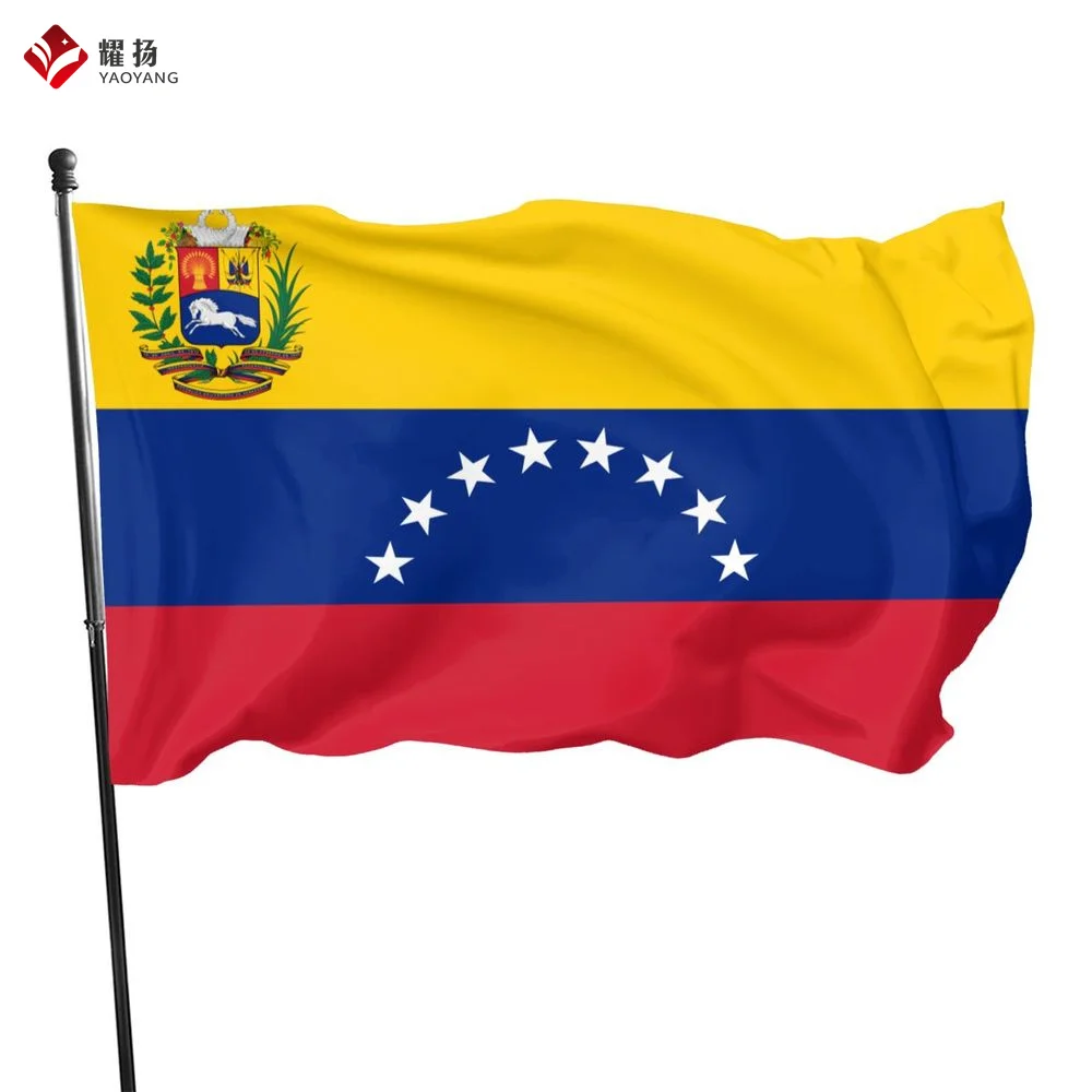Printed Custom Flag International Flags 3x5ft Printing Cheerleading World 1954 7 Stars Ve Ven Venezuela Flag