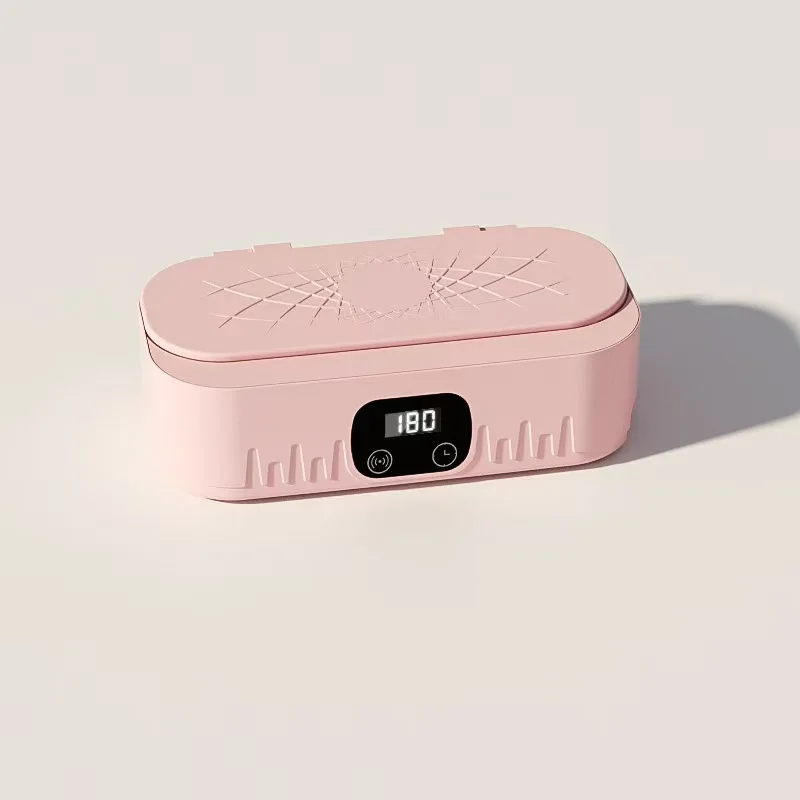 Home Use Portable Electronic Mini High Frequency Digital Ultrasonic Jewelry Cleaner Ultrasonic Glasses Cleaners