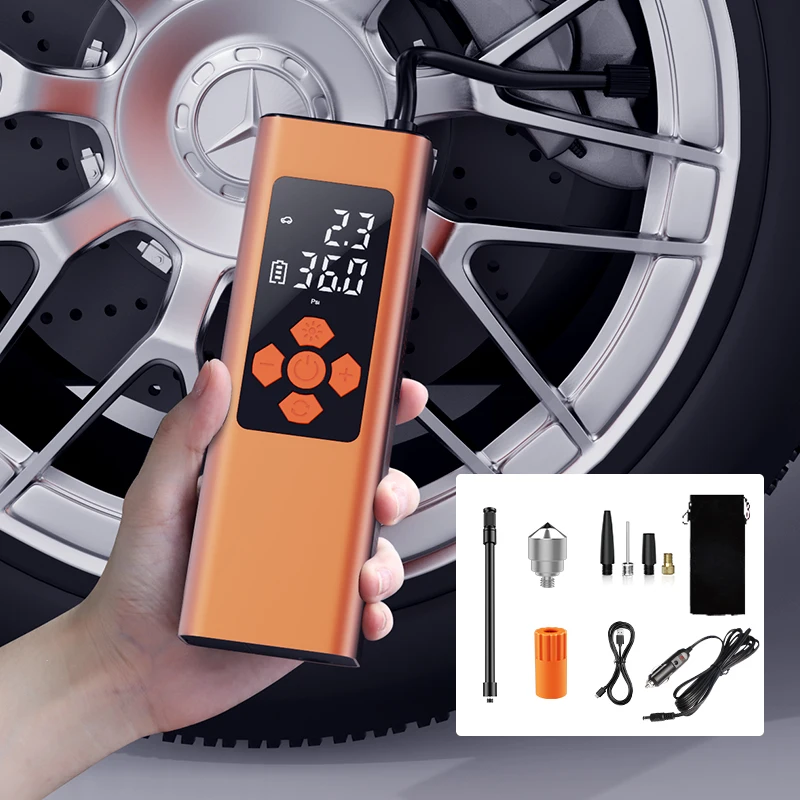 Wireless Handheld Inflation Car Tyre Pump Air Compressor Car Electric Air Pump Mini Portable Air Pump For Car Tires