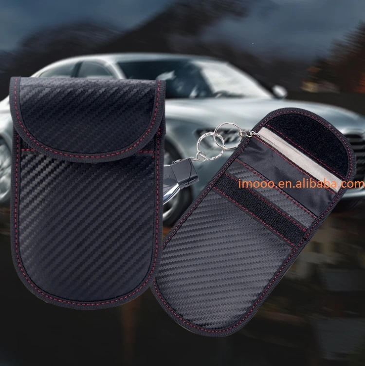 Factory Price Car Key Bag Signal Blocker Keyless Fob RFID Blocking Key Holder Organizer Pouch Car Key Wallet Key Case