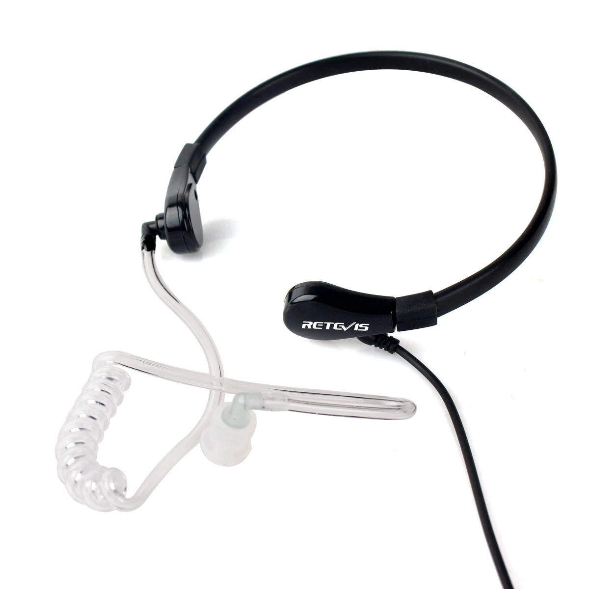 1 Pin 3.5mm Throat MIC Earpiece Covert Air Tube Earpiece For Phones