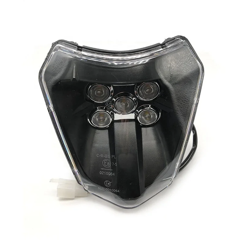 Enduro Dual Sport Dirt Bike Supermoto E9 E Marked Motorcycle LED Headlight for EXC XC-W XC-F SX SX-F 500 450 350 300 250