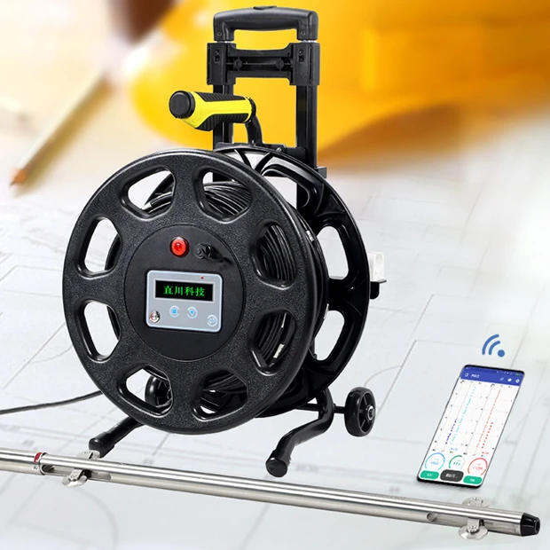 Модернизированная геотехническая портативная система инклинометра MEMS для бурения, беспроводное управление зубами синего цвета для геологического/структурного мониторинга