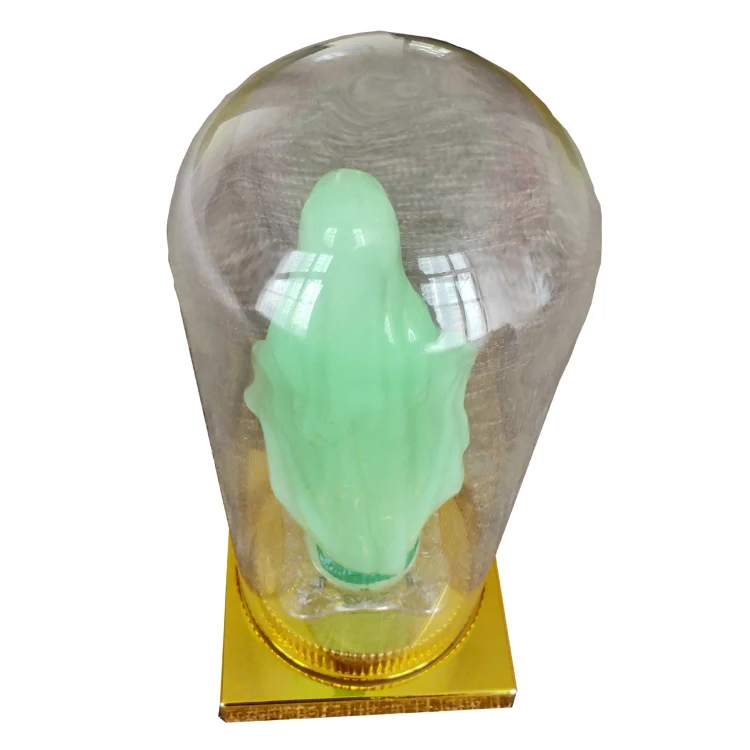 Wholesale Christian Plastic Statue Virgin Mary with LED sculpture
