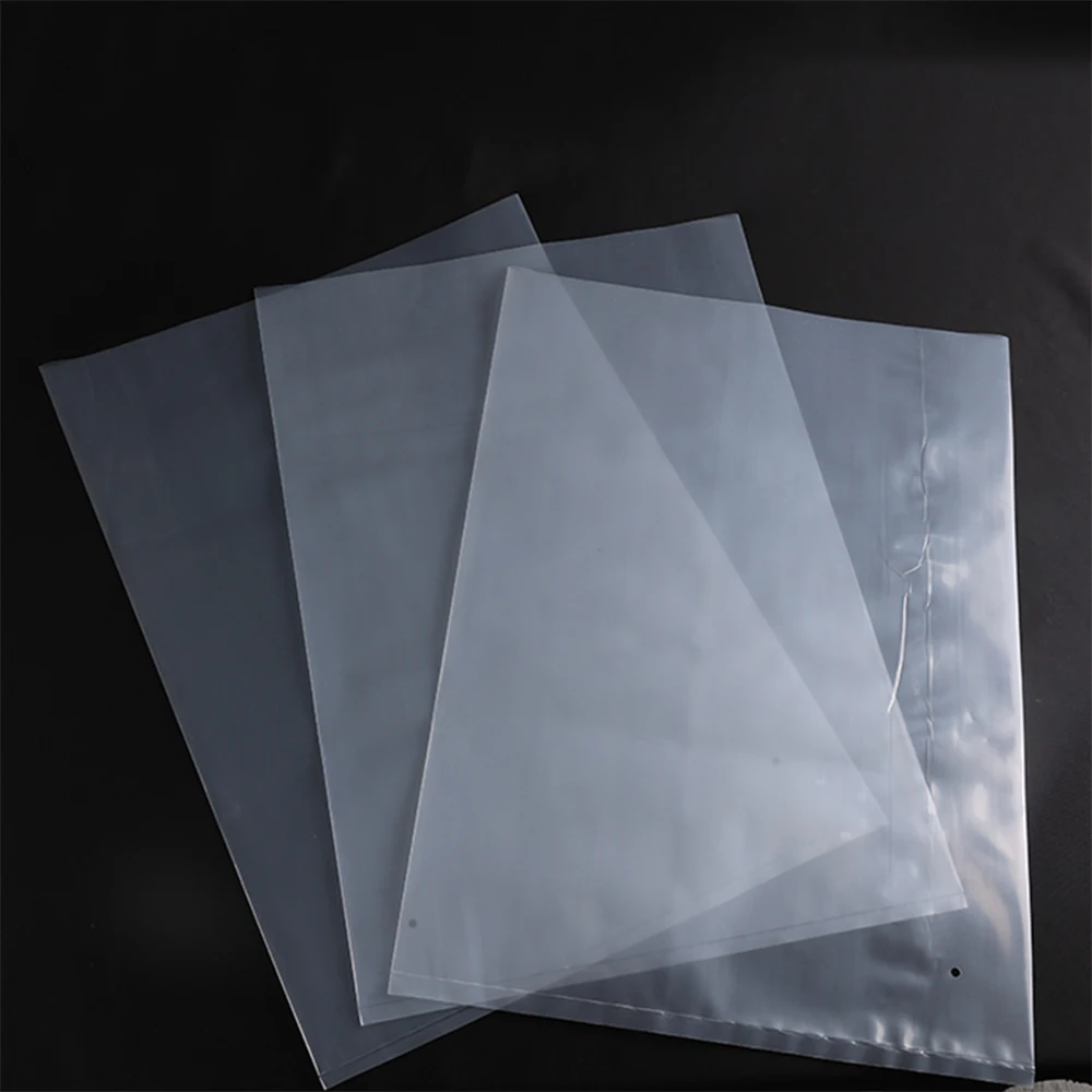 Оптовая цена HDPE или LDPE Gusset Прозрачные полиэтиленовые пакеты с предупреждением о удушье