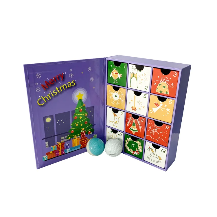 Рождественский календарь с обратным отсчетом и ящиками, бумажный пакет для детских игрушек