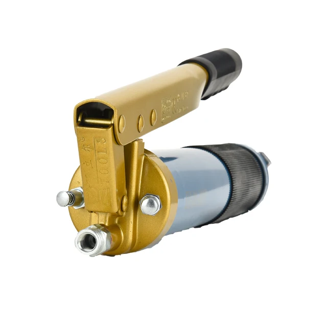 China high pressure 600cc hand grease gun with red color