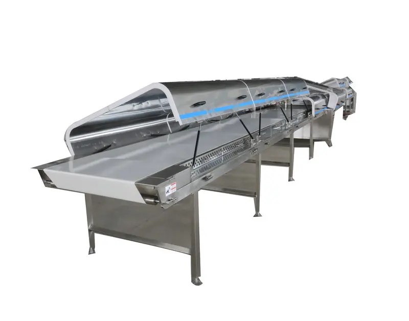 Industrial Cooling Tunnels for Home Food Use Stainless Steel Construction 220V/380V Motor for Cakes Vaseline Shoe Oil Food Grade