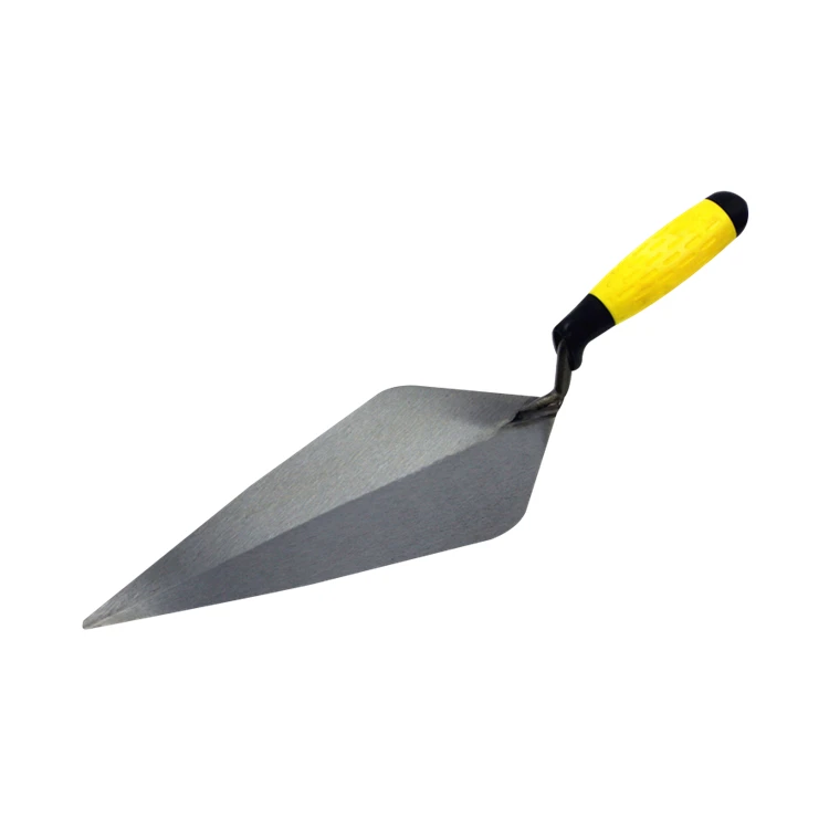 Masonry Brick Trowel Pointing Bricklayer Tools Carbon Steel Bricklaying Forged Trowel with Soft Rubber Grip