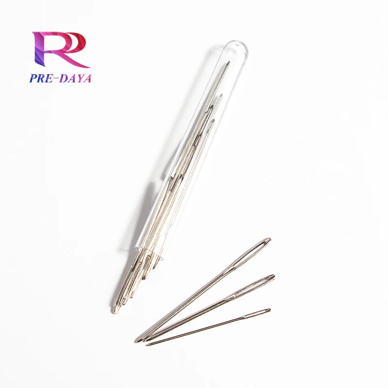 Stainless steel sewing needle large eye hand needle embroidery tip needle