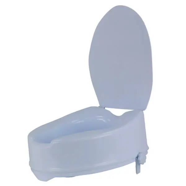 SC7060D-6 Homecare safety 6 inch PP Durable Elevated Raised Toilet Seat with lid for elderly