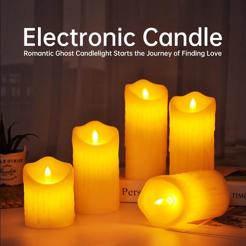 Hot Selling Flameless LED Candles New Models Gift Luxury Home Decor Electric Wax Burner