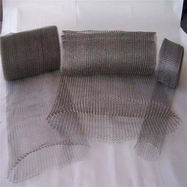tinned copper knitted wire mesh/brass/copper knitted wire mesh