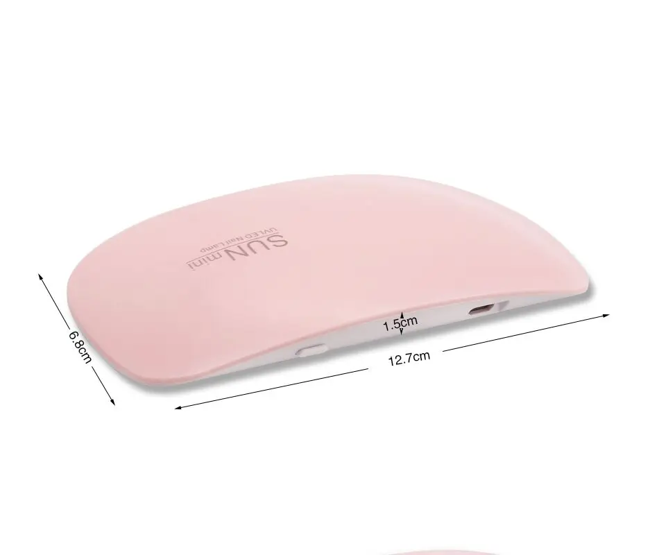
Top Sale Sun Mini 6W 6 LED uv nail lamp 