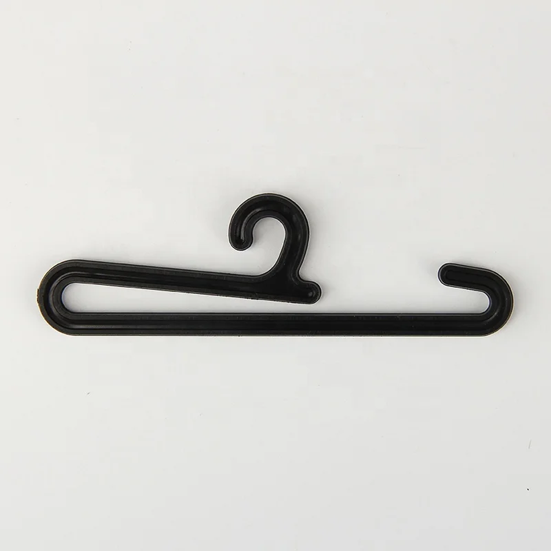 Sinicline custom black socks hanger plastic display plastic hangers for socks