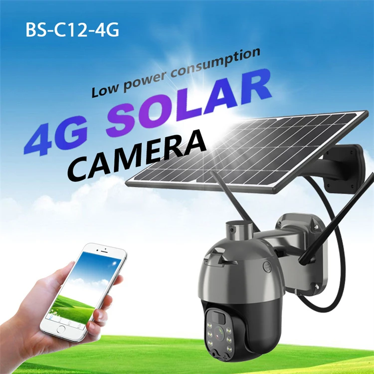 LAP Surveillance Hd Intelligent Solar Energy Alert Ptz Wifi Cctv Wireless Ip 4G Solar Camera
