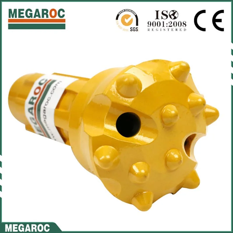 MEGAROC CIR90 dth hammer 90mm dth mine rock drill bit coal for rock drilling